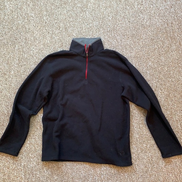 Fila Other - Black Fila fleece pull over